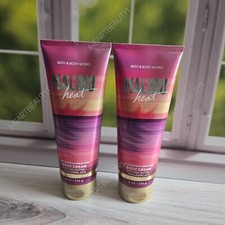 bath and body works malibu heat body cream set of 2