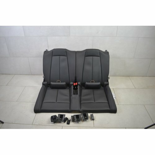 Original Audi TT 8S Sitzausstattung hinten Rücksitzbank Leder Feinnappa schwarz