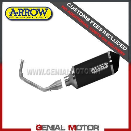 Full Exhaust Arrow Urban ANN Aluminium Black Piaggio Medley 150 2016 \u003e 2020  | eBay