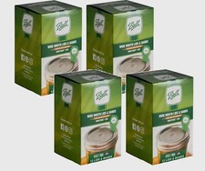 4 ~ New!! Box of 12 BALL Wide Mouth Bands w/ Dome Lids For Mason Jars Canning