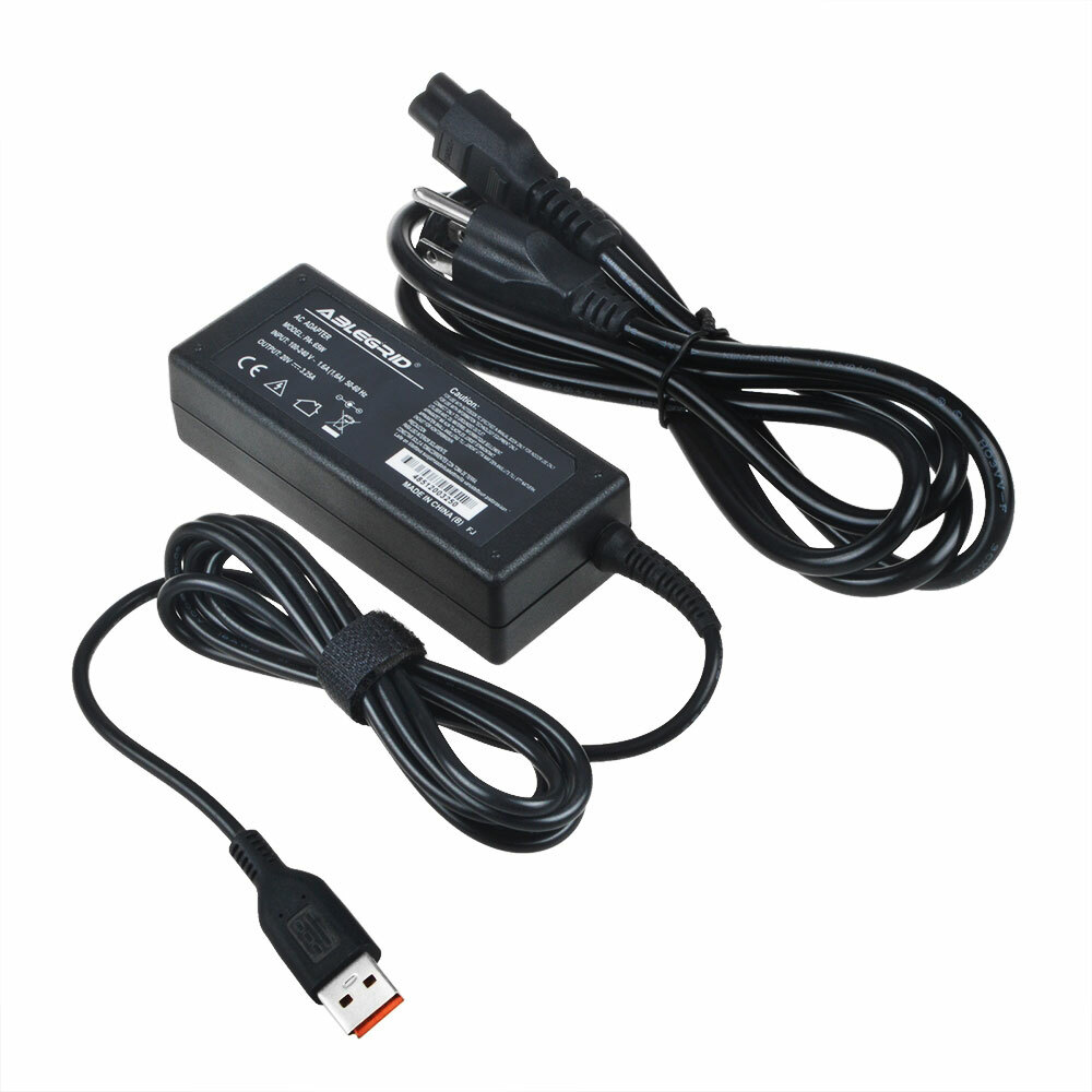Charger For Lenovo Yoga 700-14isk 80qd 700-11isk 80qe Laptop