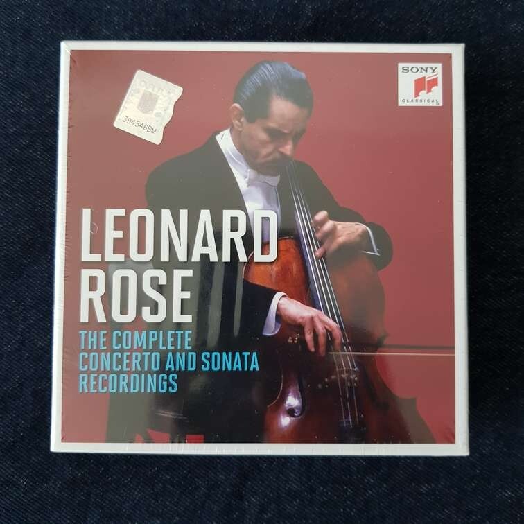 Leonard Rose - The Complete Concerto & Sonata Recordings, 14CD, Sony, 2018 Leonard Rose - The Complete Concerto & Sonata Recordings, 14CD, Sony, 2018