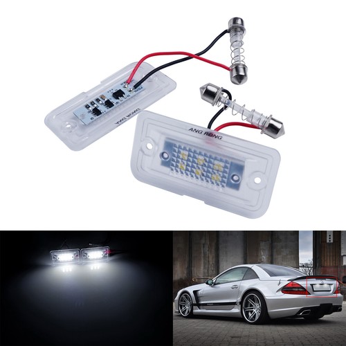 Für Mercedes-Benz SL-Klasse R230 2001-2012 Heck LED Kennzeichenbeleuchtung Paar - Bild 1 von 12