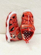 MINNIE MOUSE Girls Sandals Size 8 Red