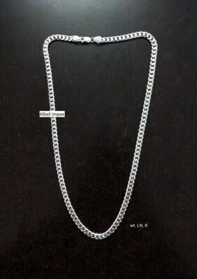 925 Sterling Silver ACPL Curb Link Chain Necklace Gift For Her SCN01