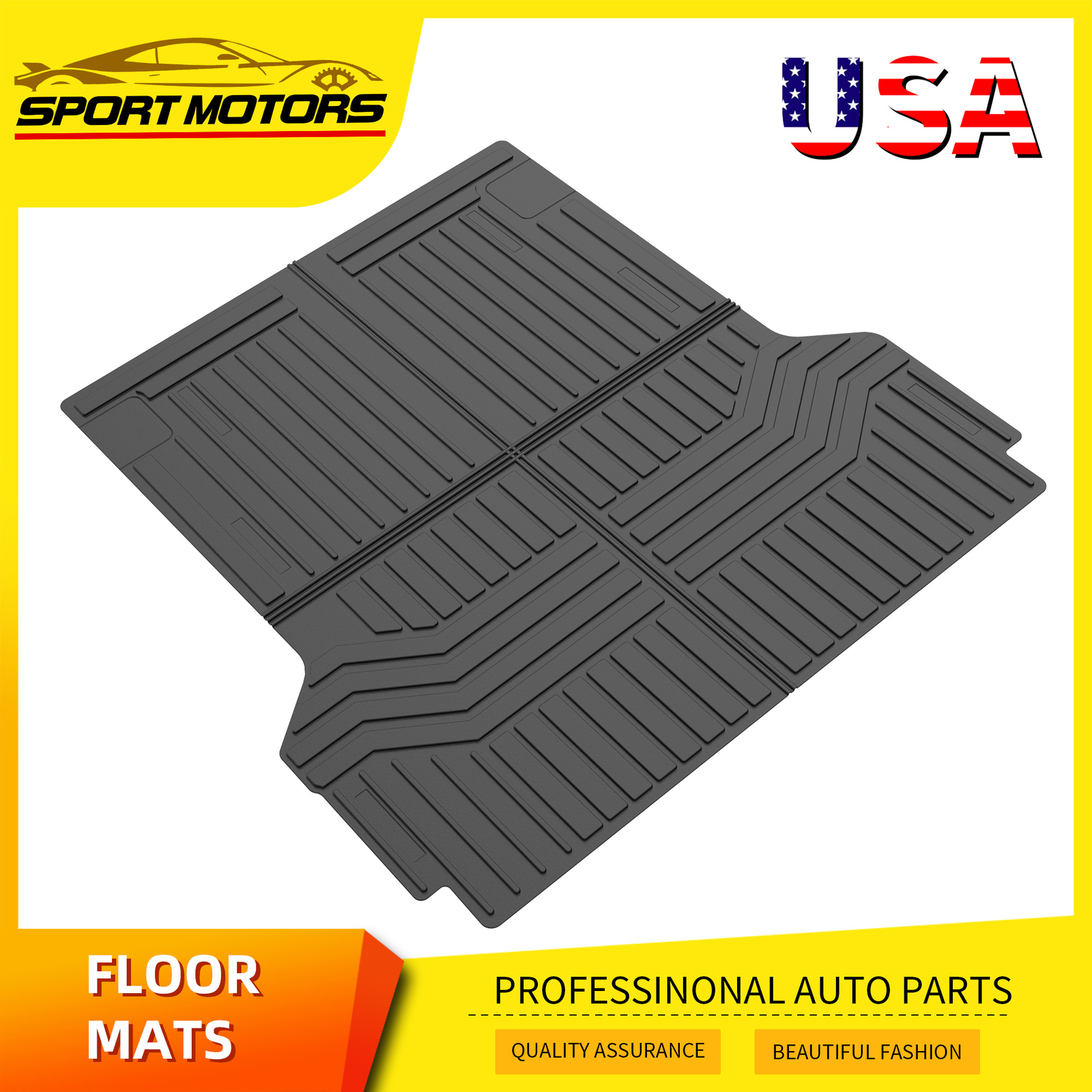 4.5ft Truck Bed Mat for 2022-2025 Ford Maverick TPE All-Weather 3D Molded Liner