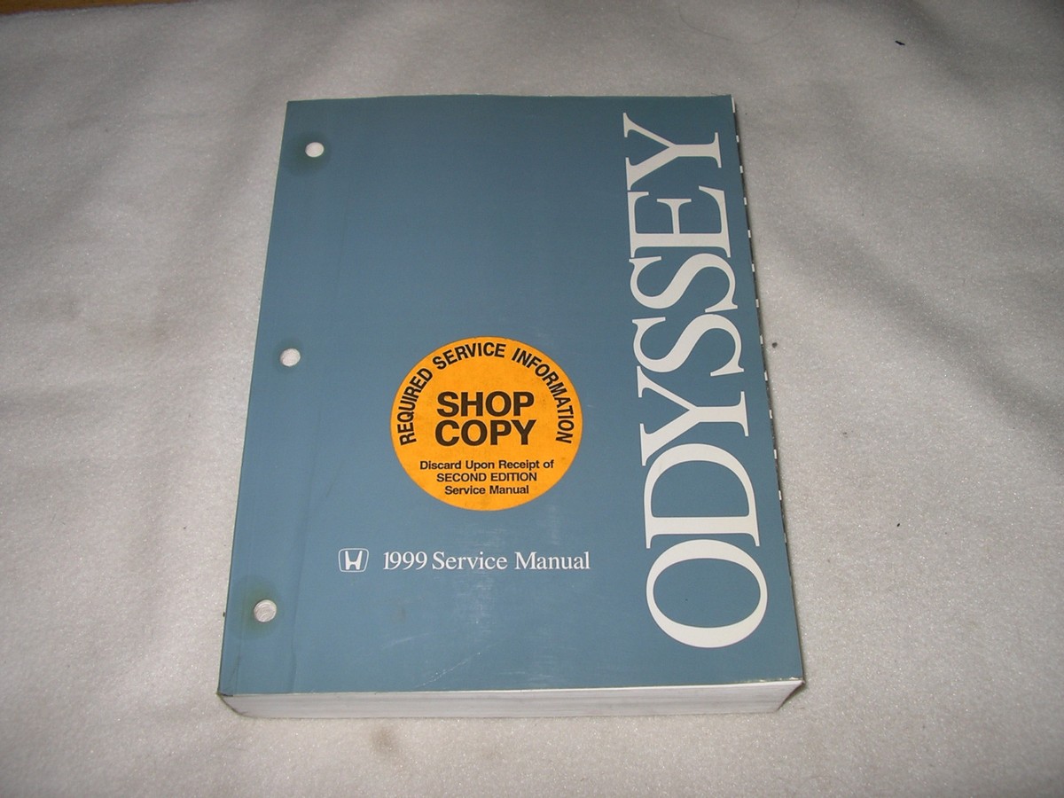 HONDA ODYSSEY サービスマニュアル 1999年 1999 Honda Odyssey SERVICE MANUAL SHOP REPAIR WORKSHOP | eBay