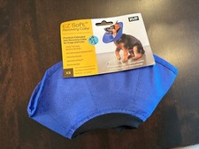 KVP Size XS Dog EZ Soft Recovery Collar Blue Open