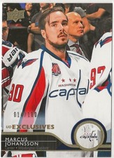 2014-15 Upper Deck Exclusives #440 Marcus Johansson 014/100 Washington Capitals