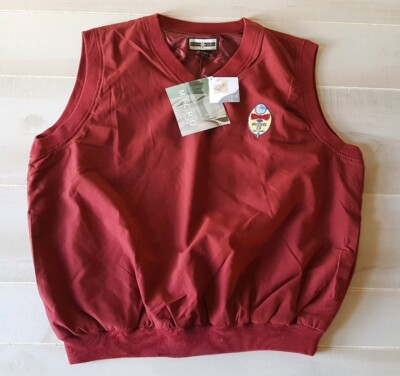 NEW MENS NORTH END CHILI RED VEST Brodrers ER Golf Classic SZ L/G