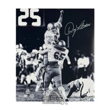 Doug Flutie Autographed Boston College 16x20 Photo - BAS(White Ink, Celebration)
