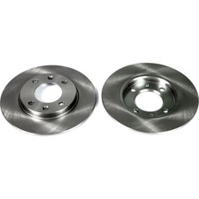 KRAFT AUTOMOTIVE 2x Disco de Freno Trasero Ø247mm Completo para Peugeot 206 Cc