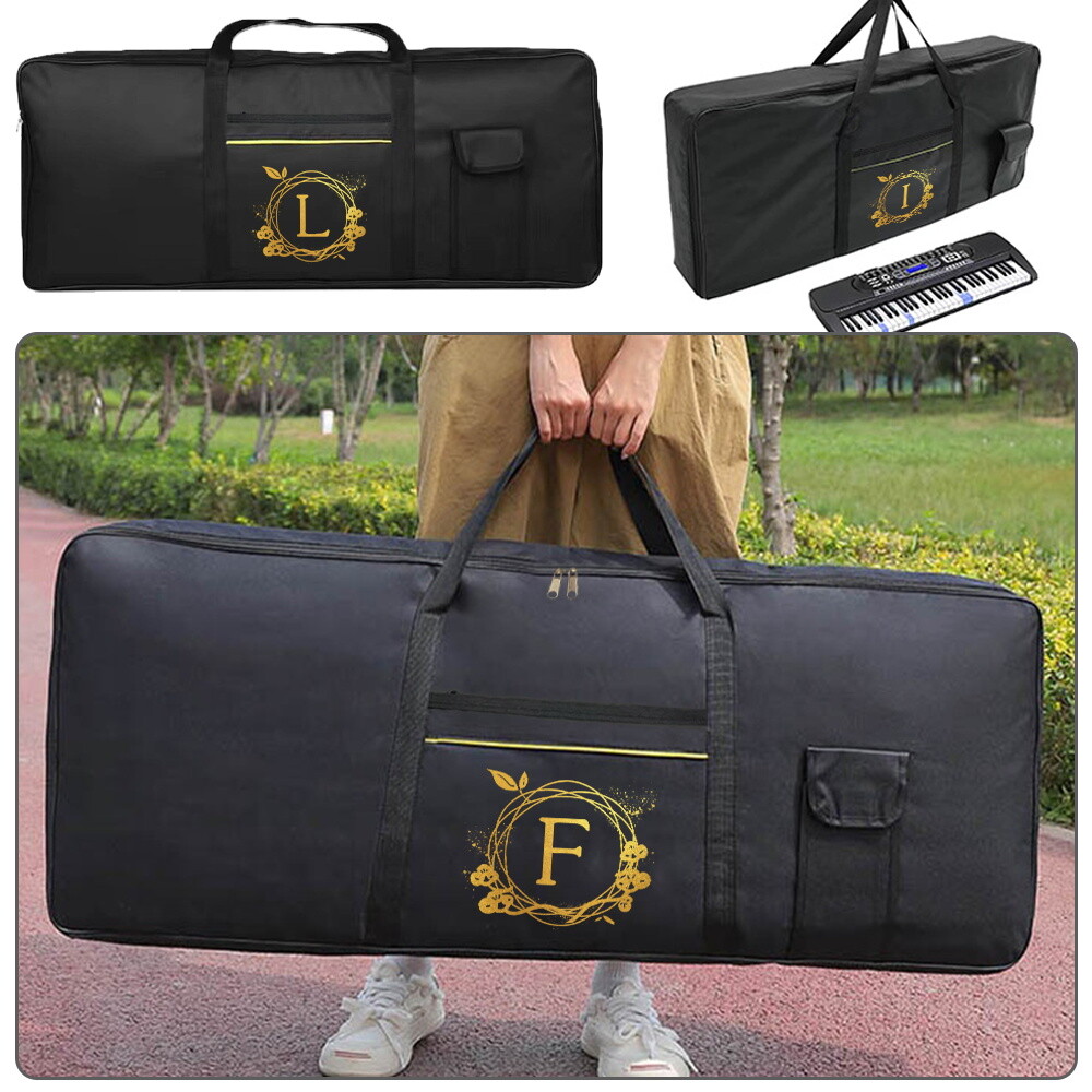 Tragbare 61-Tasten Keyboard Tragetasche E-Piano Abdeckung gepolsterte Hülle Gigbag UK