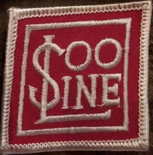 SOO LINE- Minneapolis, St. Paul and Sault Ste. Marie Railroad Embroidered Patch