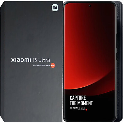 Xiaomi 13 Ultra 16GB／512GB Black Xiaomi 13 Ultra 5G Black 512GB + 16GB Dual-SIM Factory Unlocked
