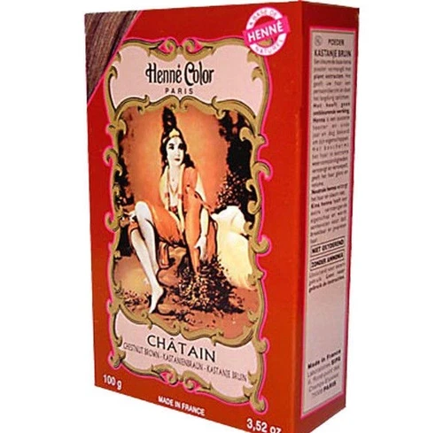 Chestnut Brown Henne Color Henna Powder Hair Colour Dye multi pack 100g