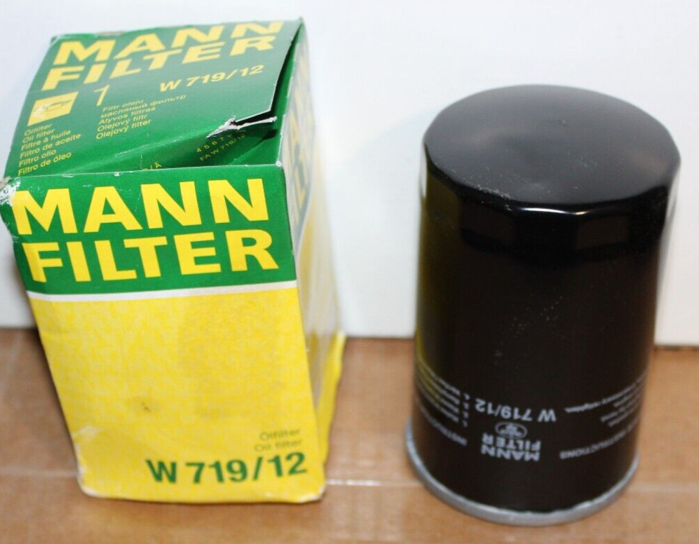 LOT OF 2  MANN W 719/12 Oil Filter