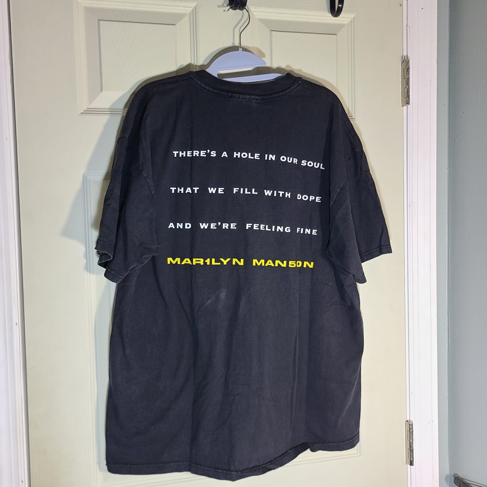 VTG Marilyn Manson Mechanical Animals Tour Band sz XL… Gem