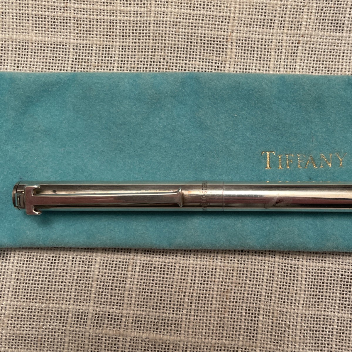Tiffany & Co Sterling Silver T Clip Ballpoint Pen | eBay