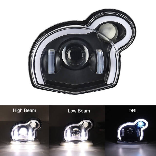 For BMW G650GS Sertao 2009-16 F650GS 2000-07 LED Headlight