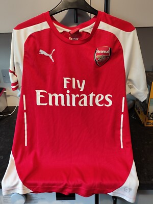 Puma Arsenal Alexis Sanchez 17 2014-2015 Home Shirt Fußball Trikot Small Herren S