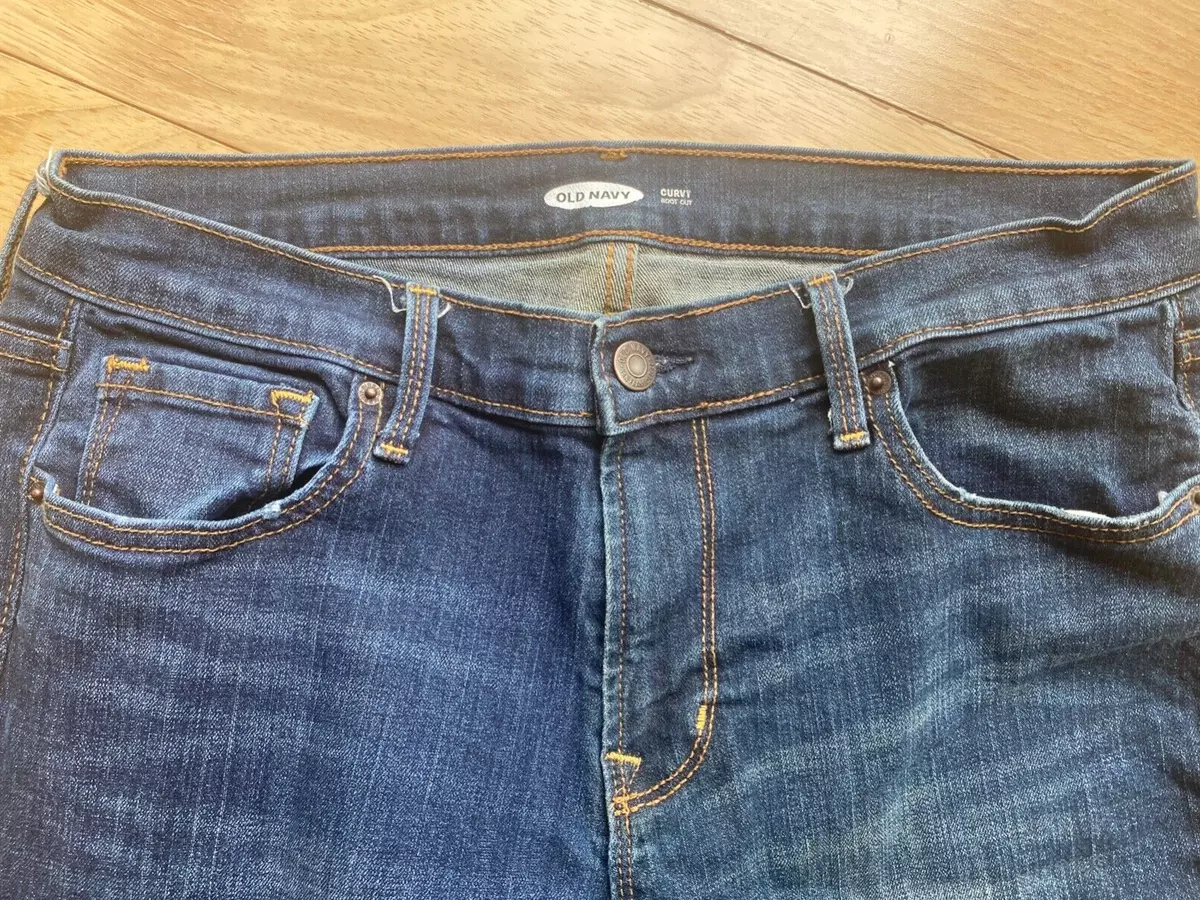 OLD NAVY Curvy Boot Cut Jeans medium wash size 10 eBay