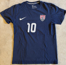 Nike Landon Donovan Team USA Mens Shirt Small Blue Short Sleeve