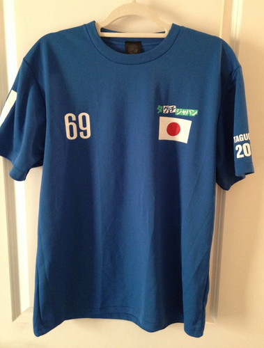 New Japan Pro Wrestling Taguchi 69 Blue T-Shirt Taguchi Pride 2018 Japan Size XL