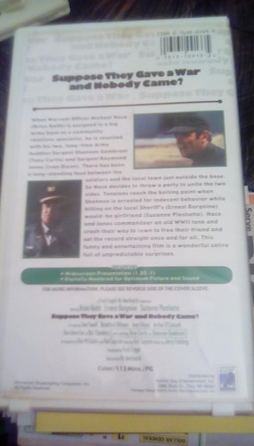 Suppose They Gave A War and Nobody Came? UNCUT VHS Brian Keith Ernest Borgnine - Picture 2 of 2