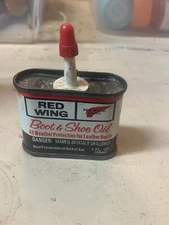 Vintage Red Wing 1oz can of Boot & Shoe Oil
