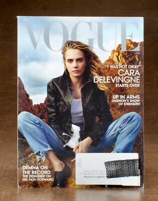 Vogue USA Magazine April 2023 CARA DELEVINGNE Cover Kendall Jenner