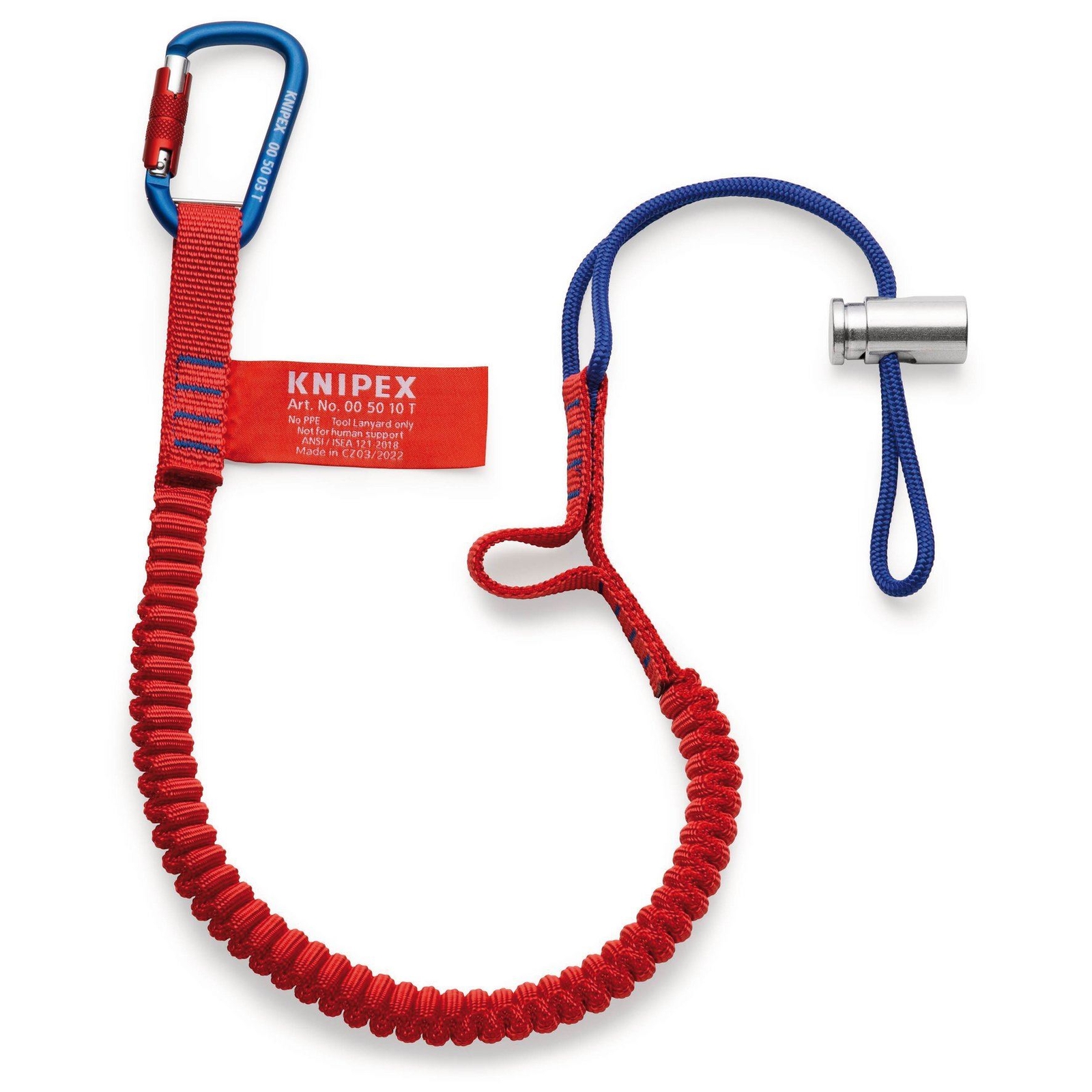 Knipex Tether With Carabiner 00 50 12 T BK