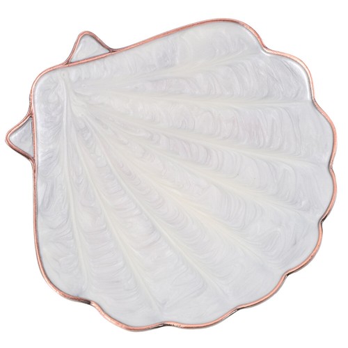 Jewelry Tray Dish Holder Display Organizer Shell Shaped Trinket Tray - Picture 6 of 12