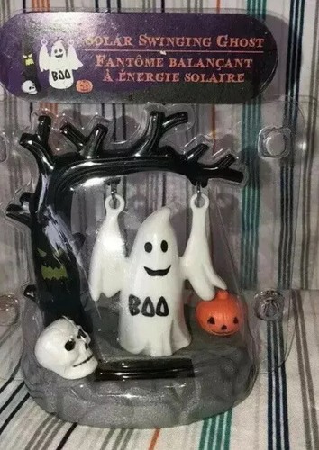New Halloween Solar Animated Swinging Ghost Toy Figurine Great Gift !#1 Fun - Picture 4 of 12