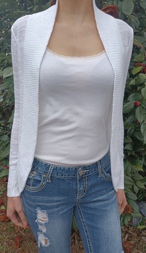 Lilly Pulitzer Amalie White Cardigan Size Small Retails For $138