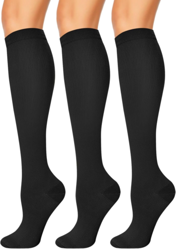 3 Pairs Compression Socks for Women & Men 15-20 Mmhg,Best Support for Cycling - Picture 8 of 12