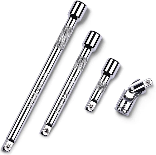 4 Piece 1/4 Inch Drive Extension Bar Set, 1/4 Inch Drive Socket Extension Set In