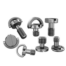 1/4" Tripod Camera Screw Carbon Steel Stainless Steel Camera Flat-head Screw