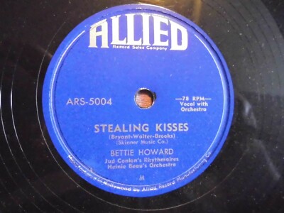 B. Howard, The Jud Conlon Rhythmaires, Heinie Beau  Orch. (Sh79) Stealing Kisses