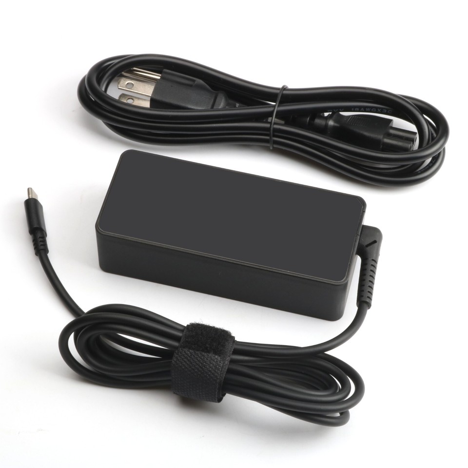 65W Chargeur USB C pour Lenovo ThinkPad T14 T15 T480 T480s T490 T580