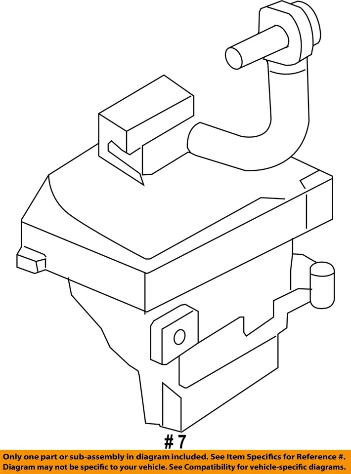 Used Washer Fluid Reservoir fits: 2007 Mercury Milan Grade A Foto 4 de 4