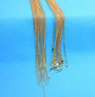 10PCS Wholesale 16-30Inch Wholesale Jewelry 18K GOLD FILL Box Chain Necklaces