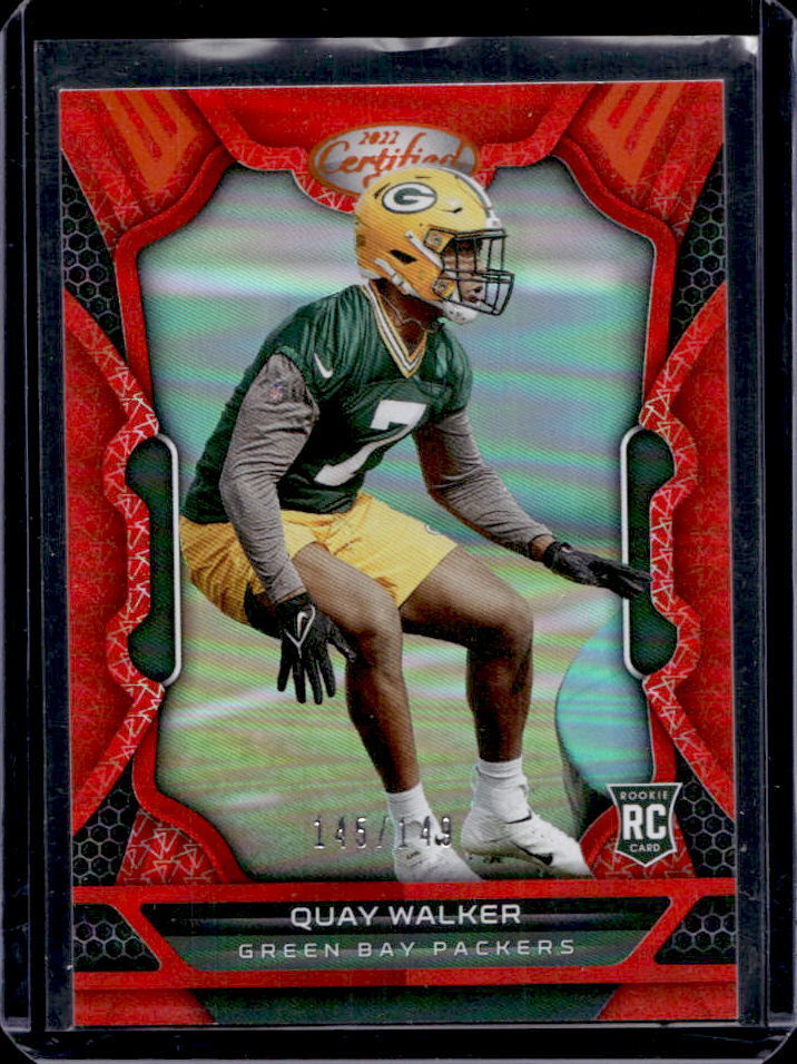 2022 Panini Certified Quay Walker Mirror Orange RC #145/149 #153