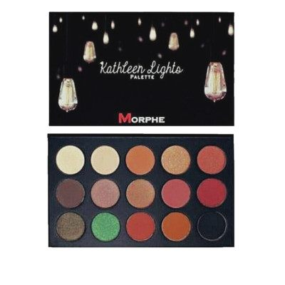 RARE Morphe Kathleen Lights Eyeshadow Palette Full Size Brown Nude Matte Shimmer