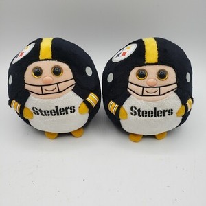 2 Ty 2013 Beanie Ballz NFL Pittsburgh Steelers 5