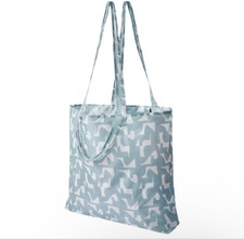 2 PK~IKEA SKYNKE Reusable Blue Gray Shopping ...