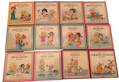 Lot of 12 HELP ME BE GOOD Series Books by Joy Berry (Hardcover) 1988 Grolier B2