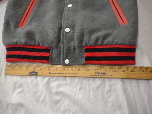 Brand X Terminator Movie Varsity Jacket NWT Size Y Large Embroidered Terminated - Picture 8 of 16