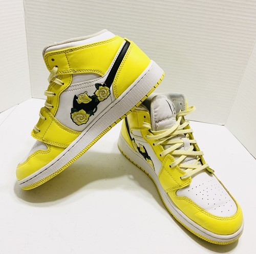 Nike Air Jordan 1 Mid SE GS Floral Rose 