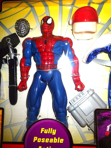 Spider-Man Adventure Hero Ninja & Space Figure Toy Biz 2000 from Japan Rare New - Picture 13 of 24